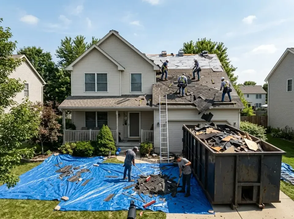 roof-replacement-debris-remova-004 — frequently asked questions, Cheapest Dumpster Rentals in South Lakes, AK